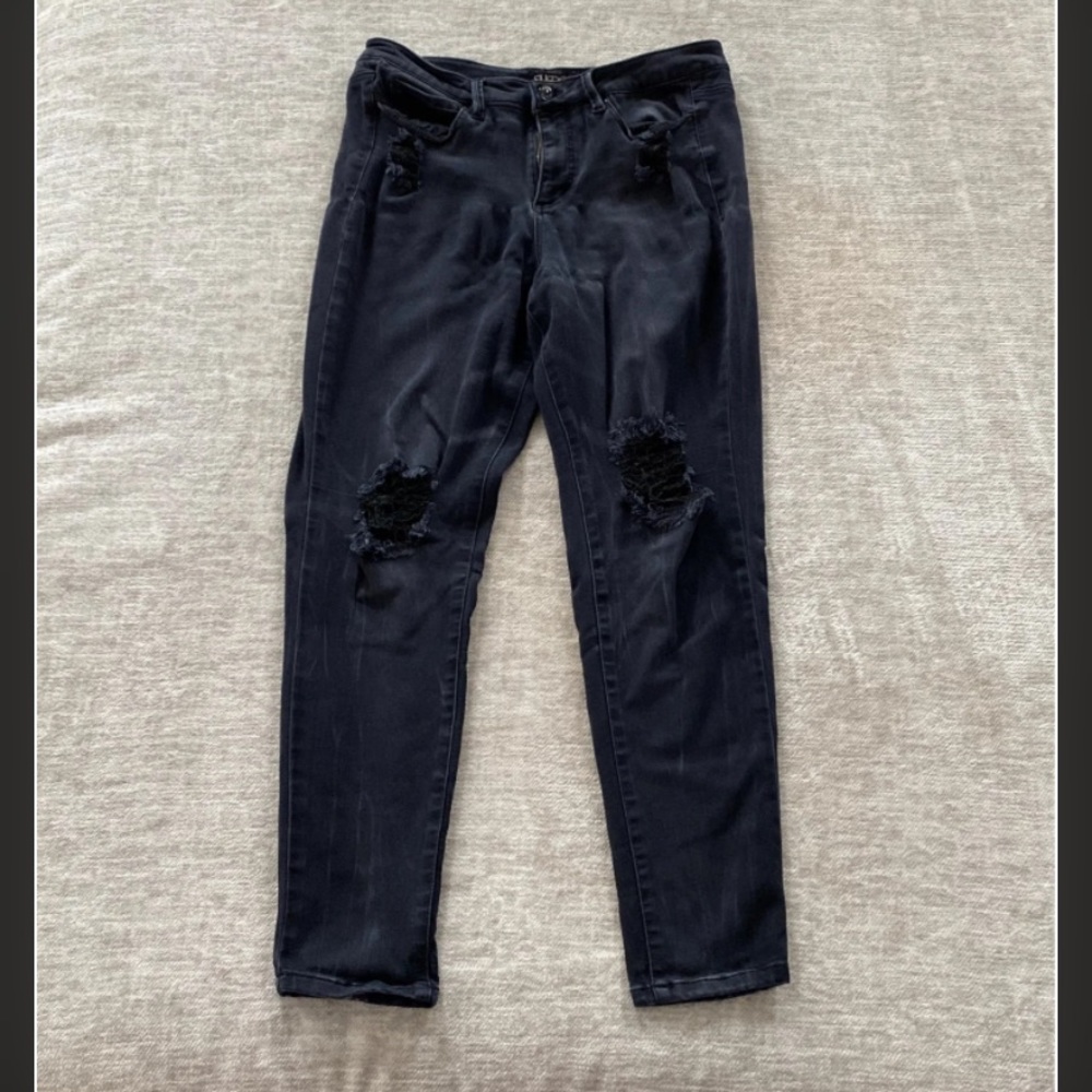 Suede (Macy’s brand) jeggings